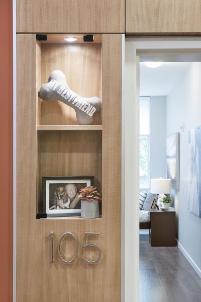 Journey Club Memory Care Suite Door & Memory Box